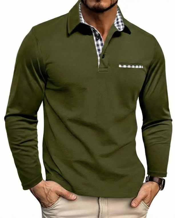Heidis - Langarmpoloshirt