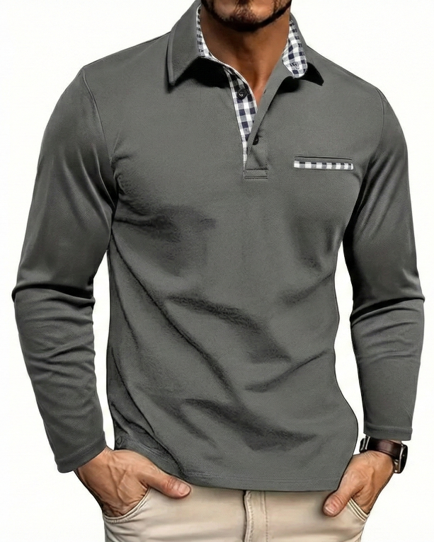 Heidis - Langarmpoloshirt