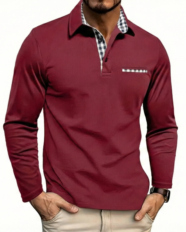 Heidis - Langarmpoloshirt